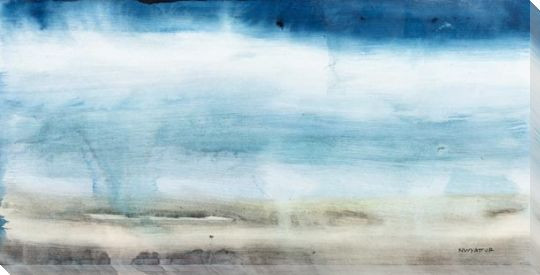 Hatteras Shoreline Wrapped Canvas Giclee Art Print Wall Art