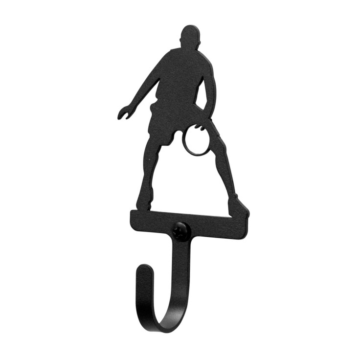 Basketball Player Small Metal Wall Hook