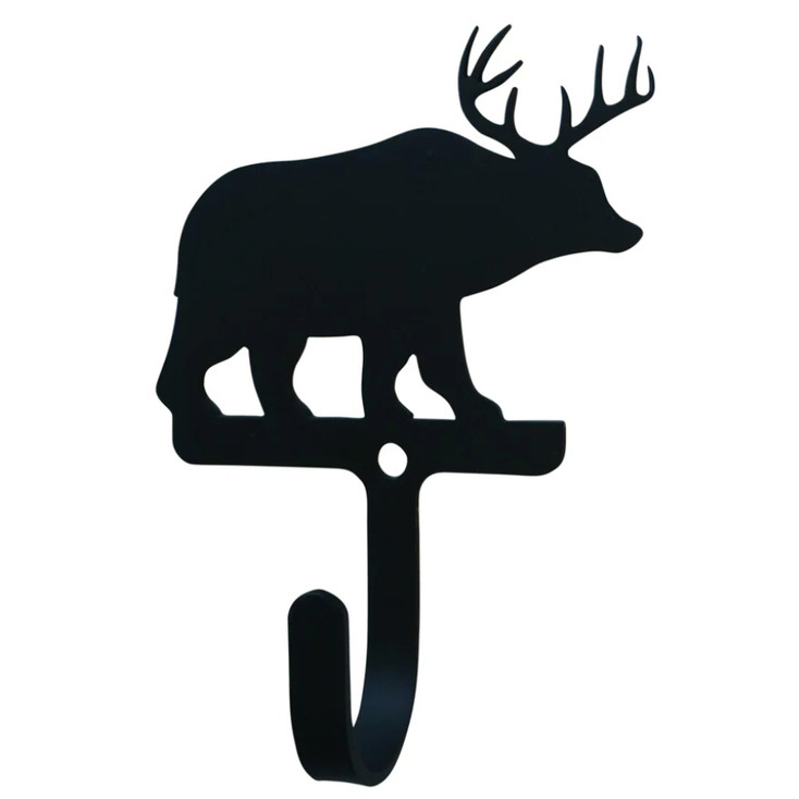 Bear Deer Small Metal Wall Hook