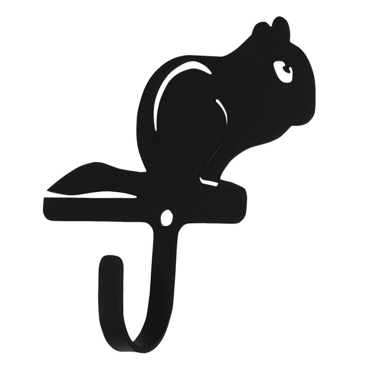 Chipmunk Small Metal Wall Hook
