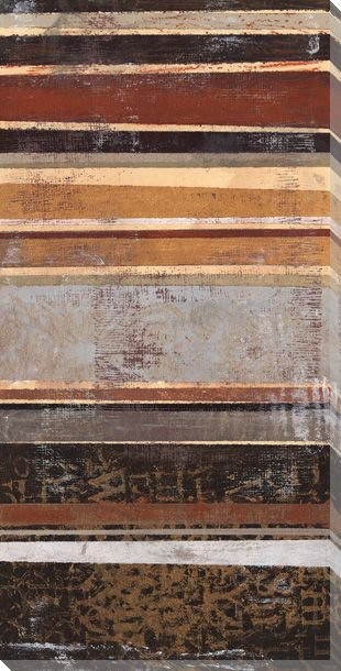 Rustic Texture Panel III Wrapped Canvas Giclee Print Wall Art