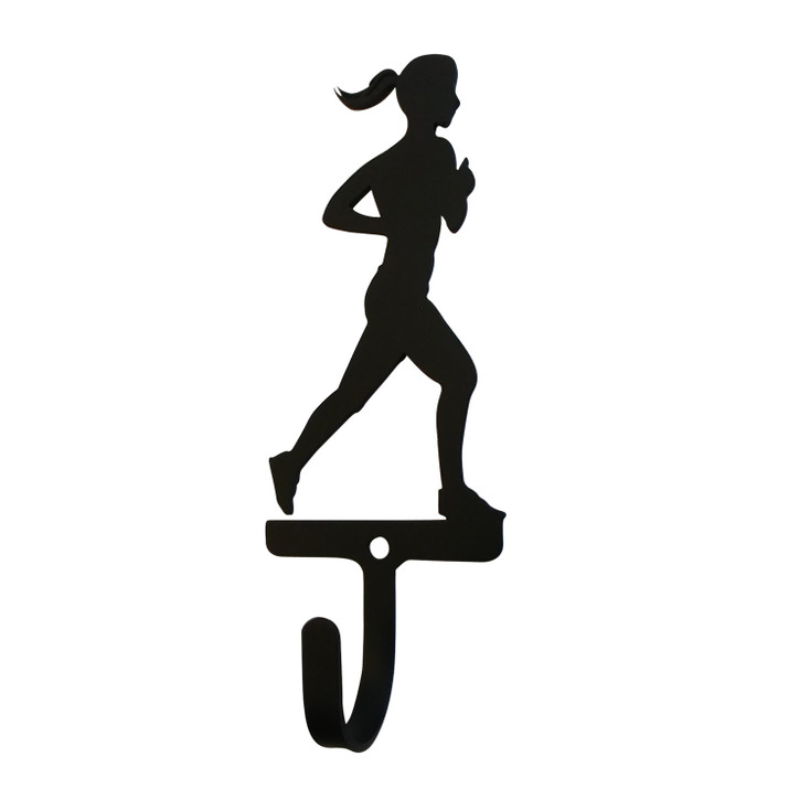 Woman/Girl Runner Small Metal Wall Hook