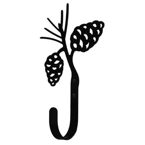 Pinecone Large Metal Wall Hook