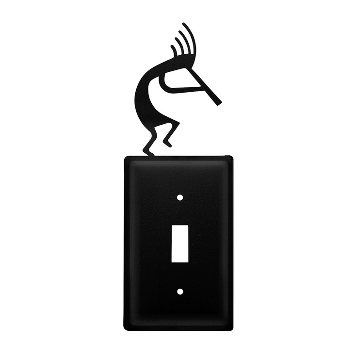 Kokopelli Single Toggle Metal Switch Plate Cover