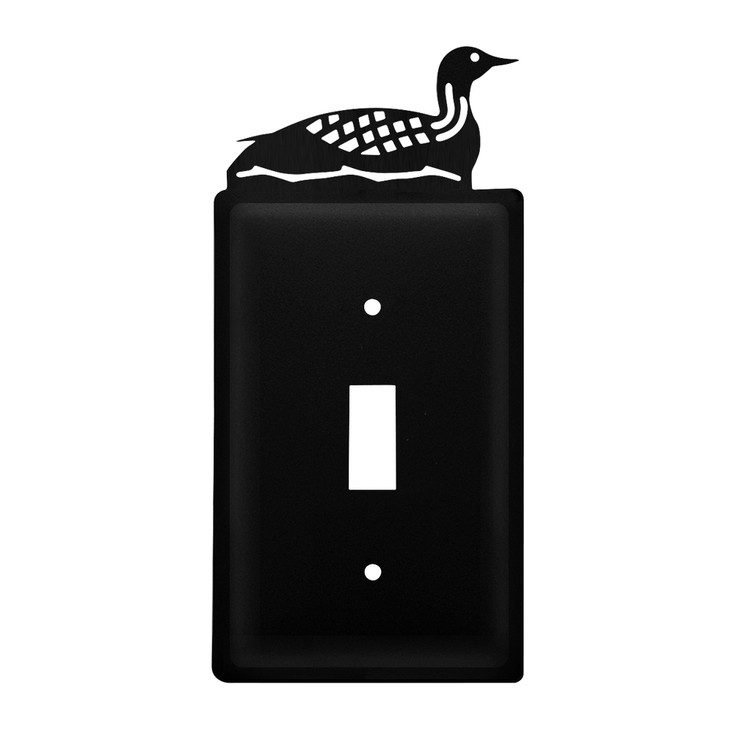 Loon Single Toggle Metal Switch Plate Cover