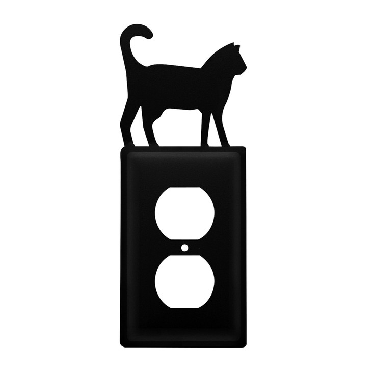 Cat Single Metal Outlet Cover