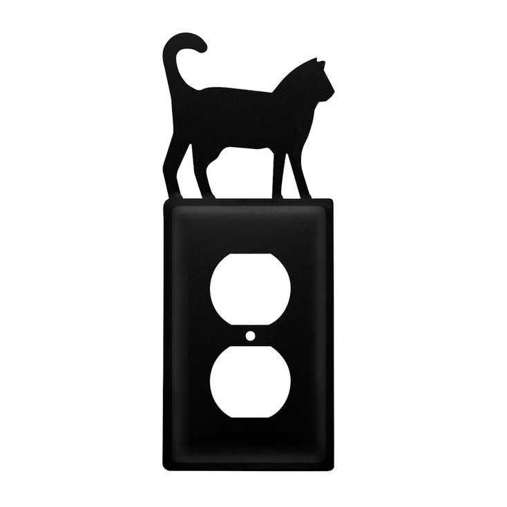 Cat Single Metal Outlet Cover