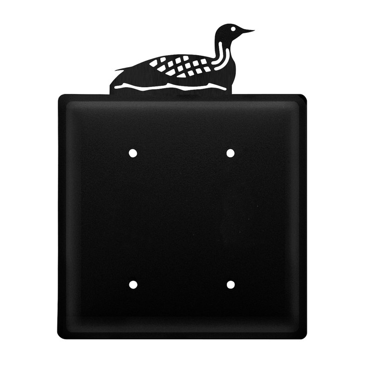 Loon Double Blank Switch Plate Cover