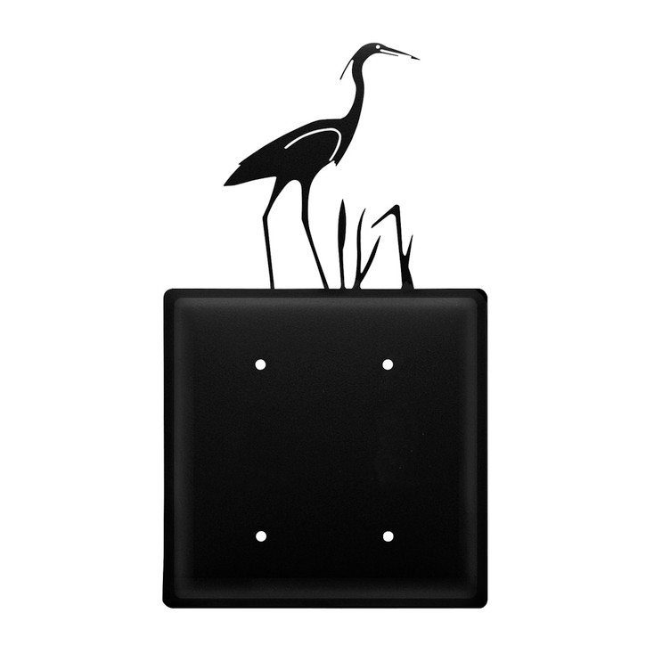 Heron Double Blank Switch Plate Cover