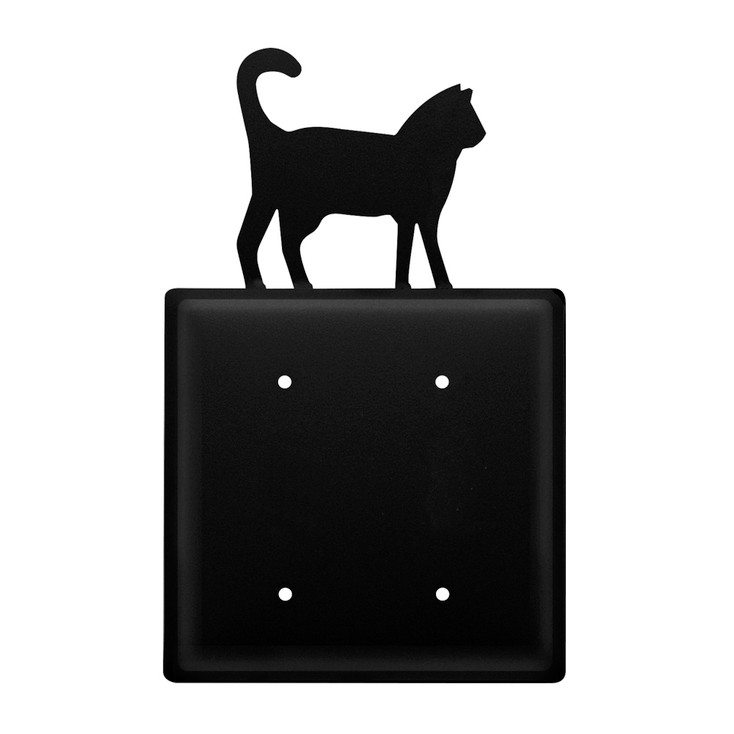 Cat Double Blank Switch Plate Cover