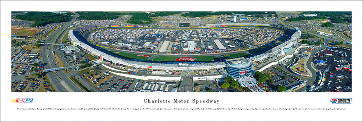 Charlotte Motor Speedway Aerial Panoramic Art Print