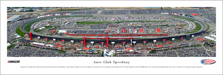 California Speedway Aerial Panoramic Art Print