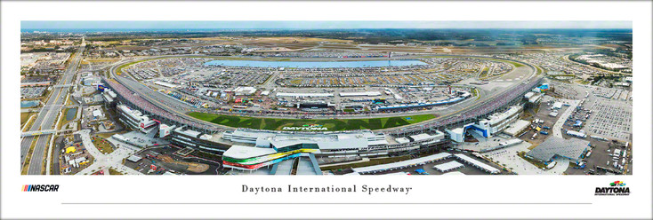 Daytona 500 NASCAR Sprint Cup Series Aerial Panoramic Art Print