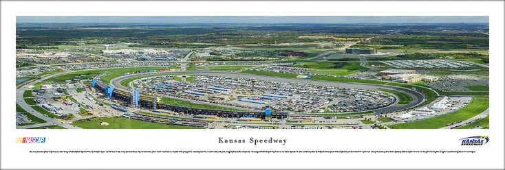 Kansas Speedway Aerial Panoramic Art Print