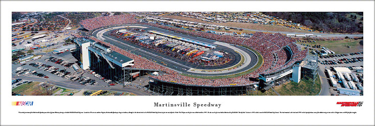 Martinsville Speedway Aerial Panoramic Art Print