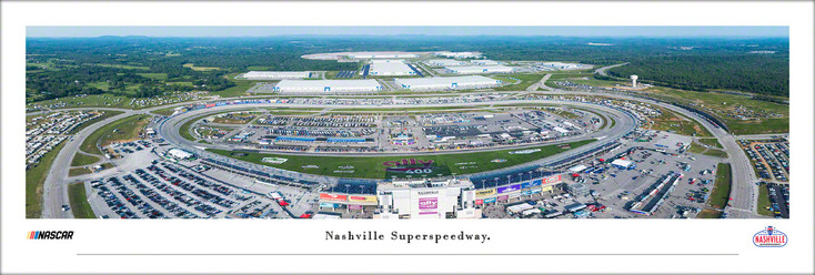 Nashville Superspeedway Aerial Panoramic Art Print