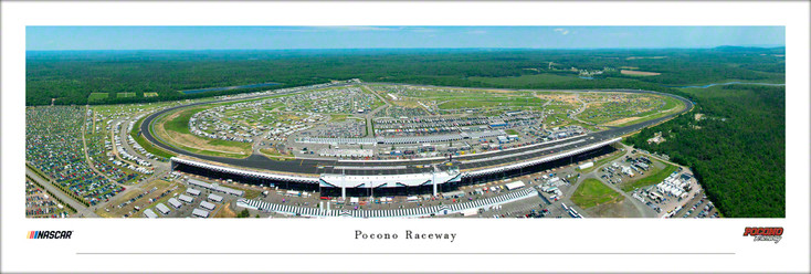Pocono Raceway Aerial Panoramic Art Print