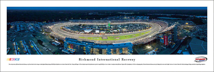 Richmond International Raceway Aerial Panoramic Art Print