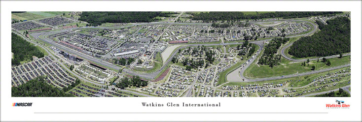 Watkins Glen International Aerial Panoramic Art Print