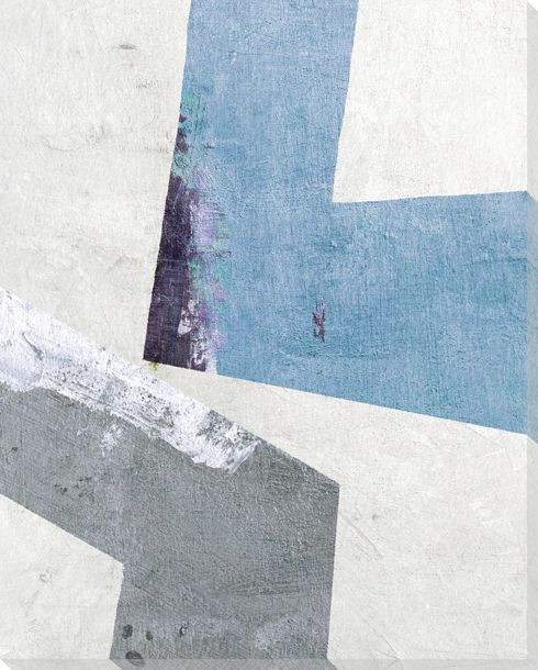 Moving Pieces 1 Color Wrapped Canvas Giclee Art Print Wall Art