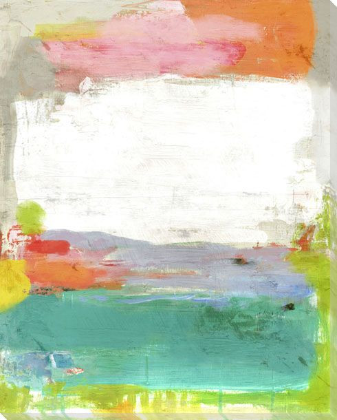 Lagoon Wrapped Canvas Giclee Art Print Wall Art
