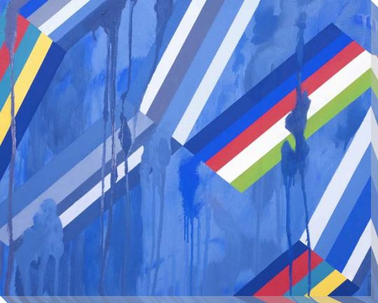 Spring Sleet Wrapped Canvas Giclee Art Print Wall Art