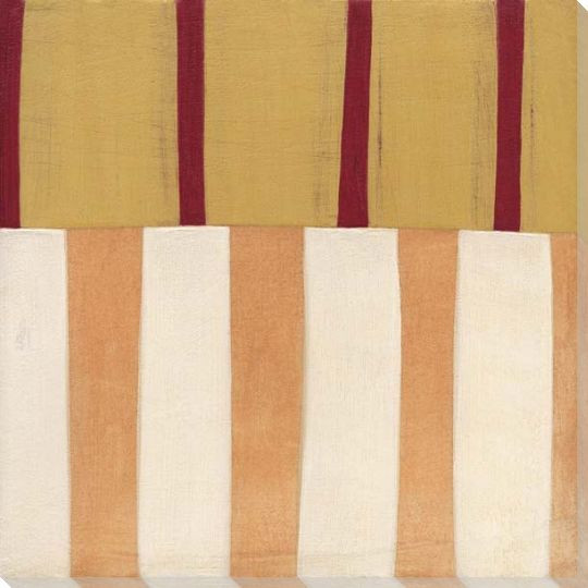 Broken Stripes 3 Wrapped Canvas Giclee Art Print Wall Art