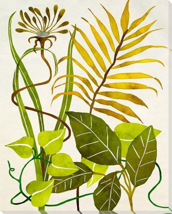 Botanical Mix 2 Wrapped Canvas Giclee Art Print Wall Art