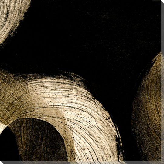 Gold Revolution V Wrapped Canvas Giclee Art Print Wall Art
