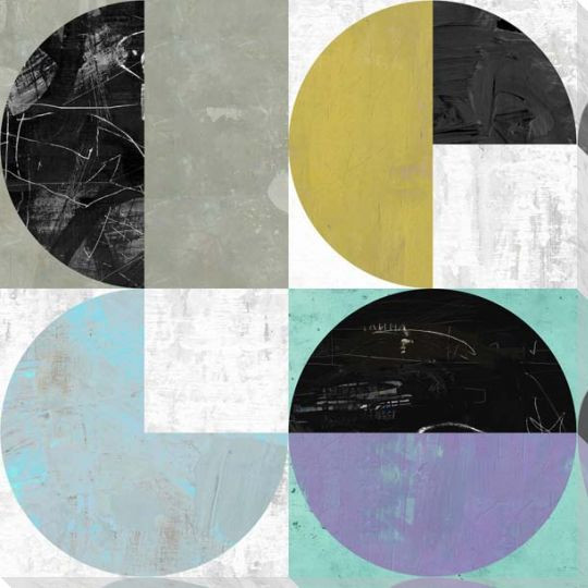 Quarterly Constructs 1 Wrapped Canvas Giclee Art Print Wall Art