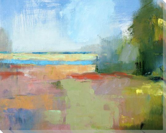 Beach Plum Farms 2 Wrapped Canvas Giclee Art Print Wall Art