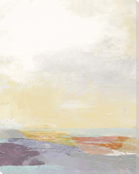 Pastel Seas Wrapped Canvas Giclee Art Print Wall Art
