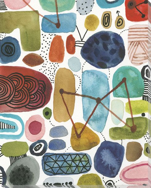 Bliss III Wrapped Canvas Giclee Art Print Wall Art