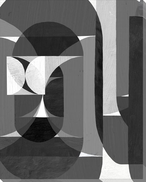 Mid-Century I Wrapped Canvas Giclee Art Print Wall Art