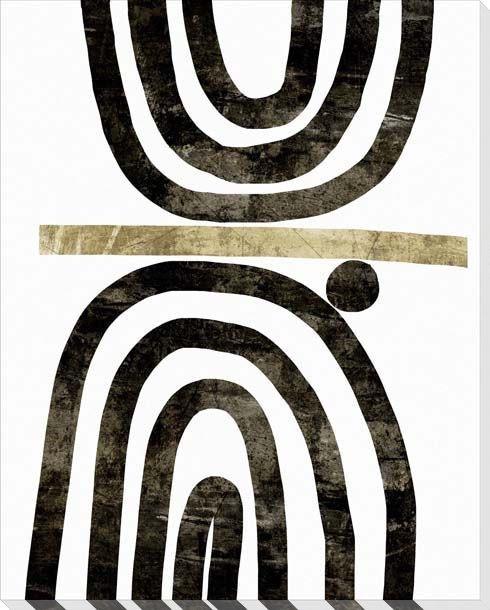 Interplay 1 Wrapped Canvas Giclee Art Print Wall Art