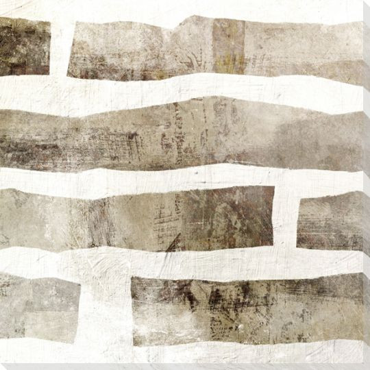 Linear Constructs Wrapped Canvas Giclee Art Print Wall Art