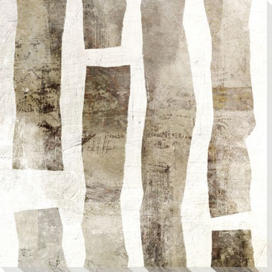 Linear Constructs I Wrapped Canvas Giclee Art Print Wall Art
