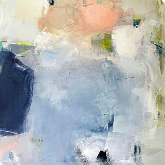 Runaway Lines Wrapped Canvas Giclee Art Print Wall Art