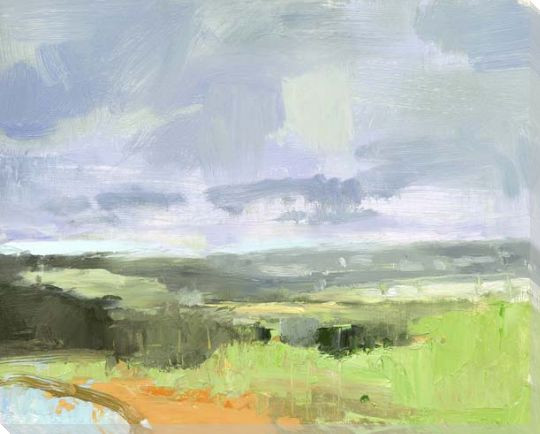 Ogunquit Looking Towards The Dunes Wrapped Canvas Giclee Art Print Wall Art