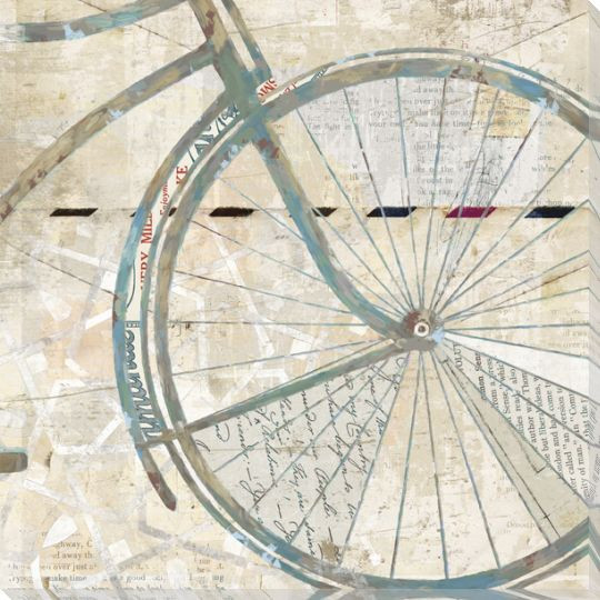 Bicycle Parts 4 Wrapped Canvas Giclee Art Print Wall Art