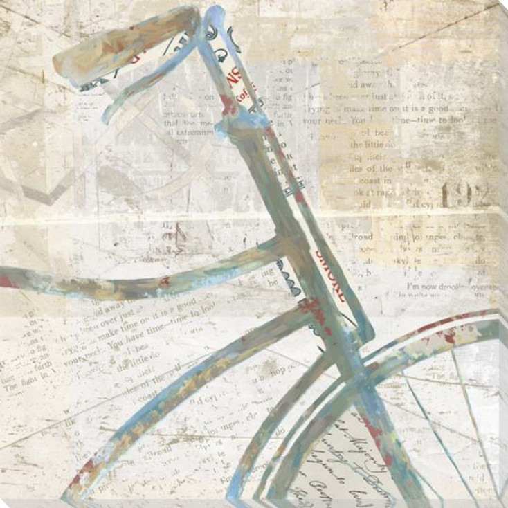 Bicycle Parts 2 Wrapped Canvas Giclee Art Print Wall Art