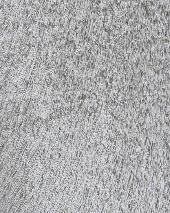 2' x 3' Gray and Silver Shag Tufted Handmade Area Rug