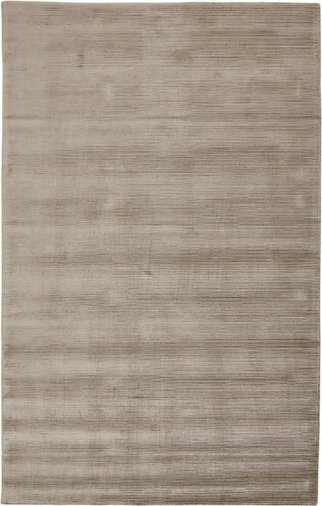 2' x 3' Tan Ivory & Taupe Hand Woven Area Rug