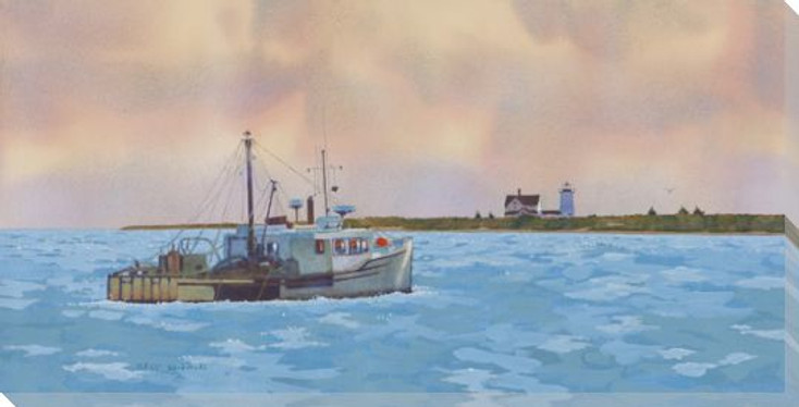 Chatham Dredger Ship Wrapped Canvas Giclee Print Wall Art