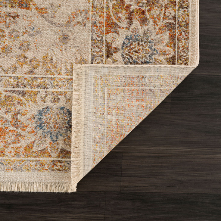 2' x 3' Ivory Oriental Area Rug
