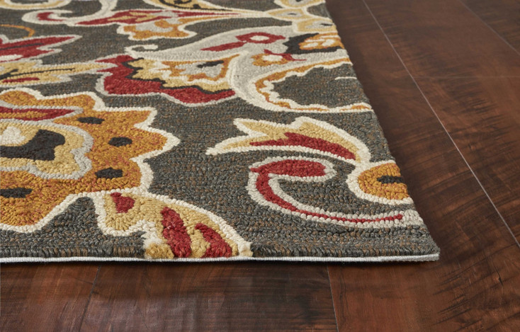 2' x 3' UV Treated Polypropylene Taupe Accent Rug