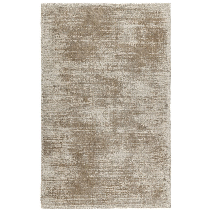 24" x 36" Gray Hand Woven Distressed Area Rug