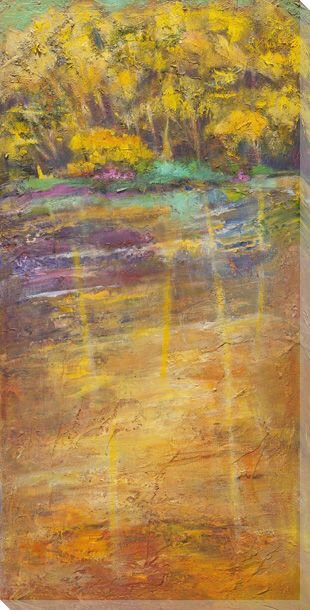 Shimmering Sunlight Wrapped Canvas Giclee Print Wall Art