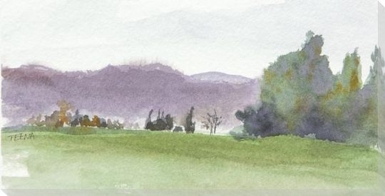 Out of the Mist Wrapped Canvas Giclee Art Print Wall Art