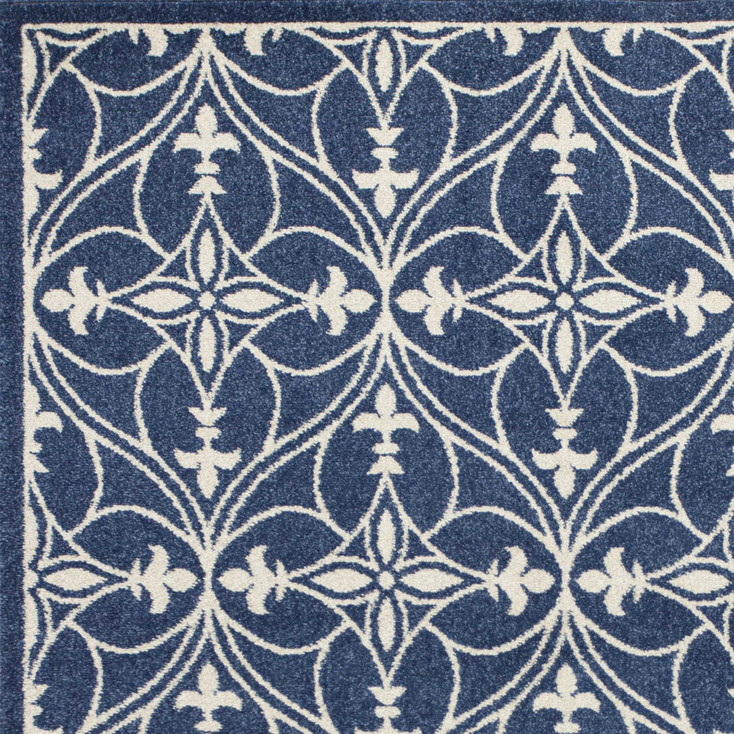 2' x 4' Denim Classical UV Treated Accent Rug